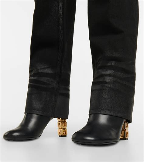 givenchy g cube ankle boot|G Cube ankle boot in leather .